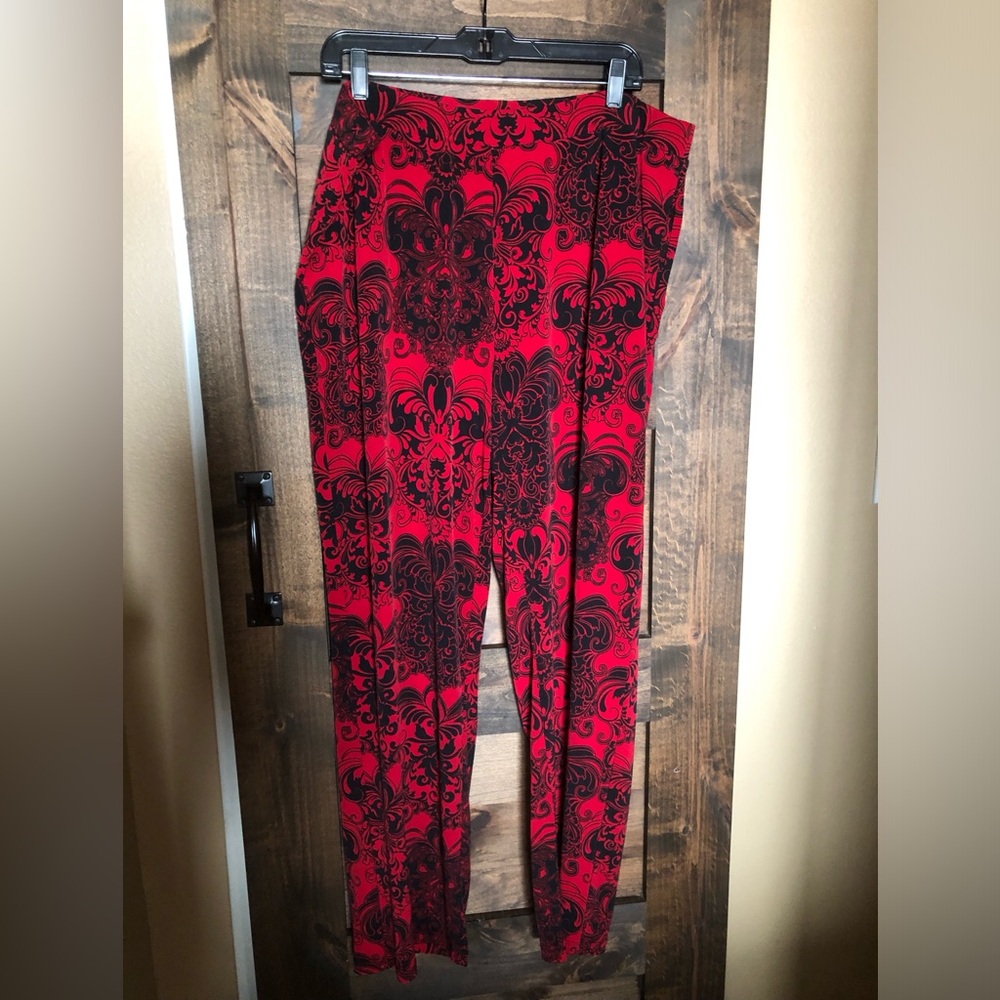 "Liquid knit" wide leg pant by Susan Graver